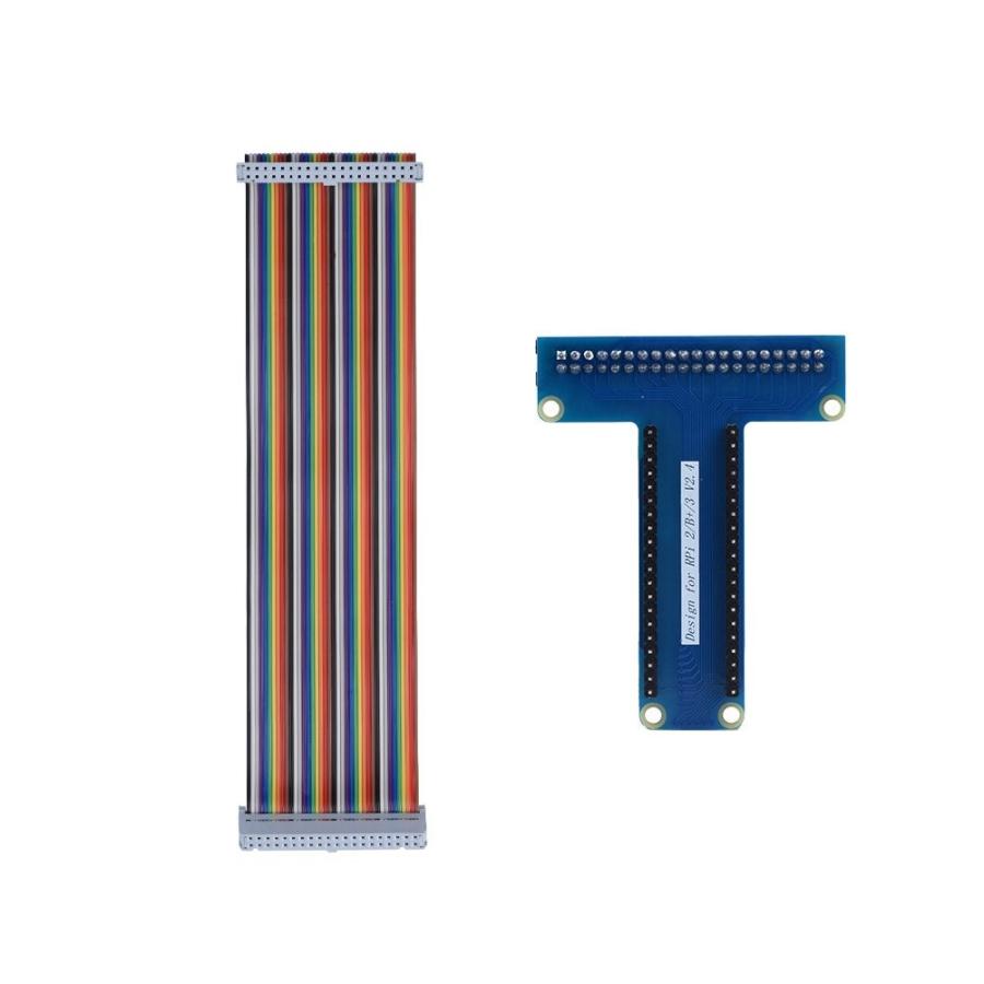 大切な Extension GPIO T-Type Bewinner Board Copper - Cable Flat Ribbon +40Pin その他周辺機器