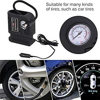 DODOWL 3 Adapter Electric Tire Inflator Portable Car Air