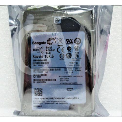 ST600MM0026 シーゲート SAVVIO 10K.6 600GB 10K RPM 6GB / S 2.5 