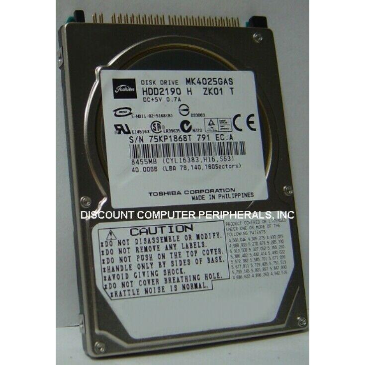 新しいMK4025GAS東芝HDD2190 40GB 2.5 新しいMK4025GAS東芝HDD2190 40GB 2.5