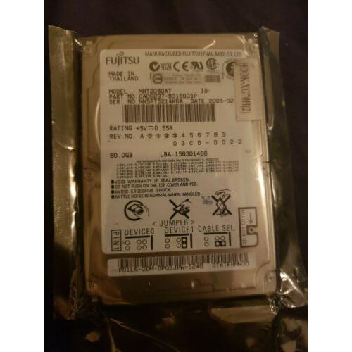 富士通80GB内部4200RPM 2.5 