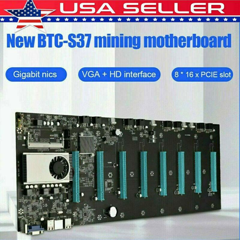 BTC-S37マイニングマザーボードCPU 8 GPU低電源を消費するサウンドカード節電 :275167189362:ジョイショップ ヤフー店