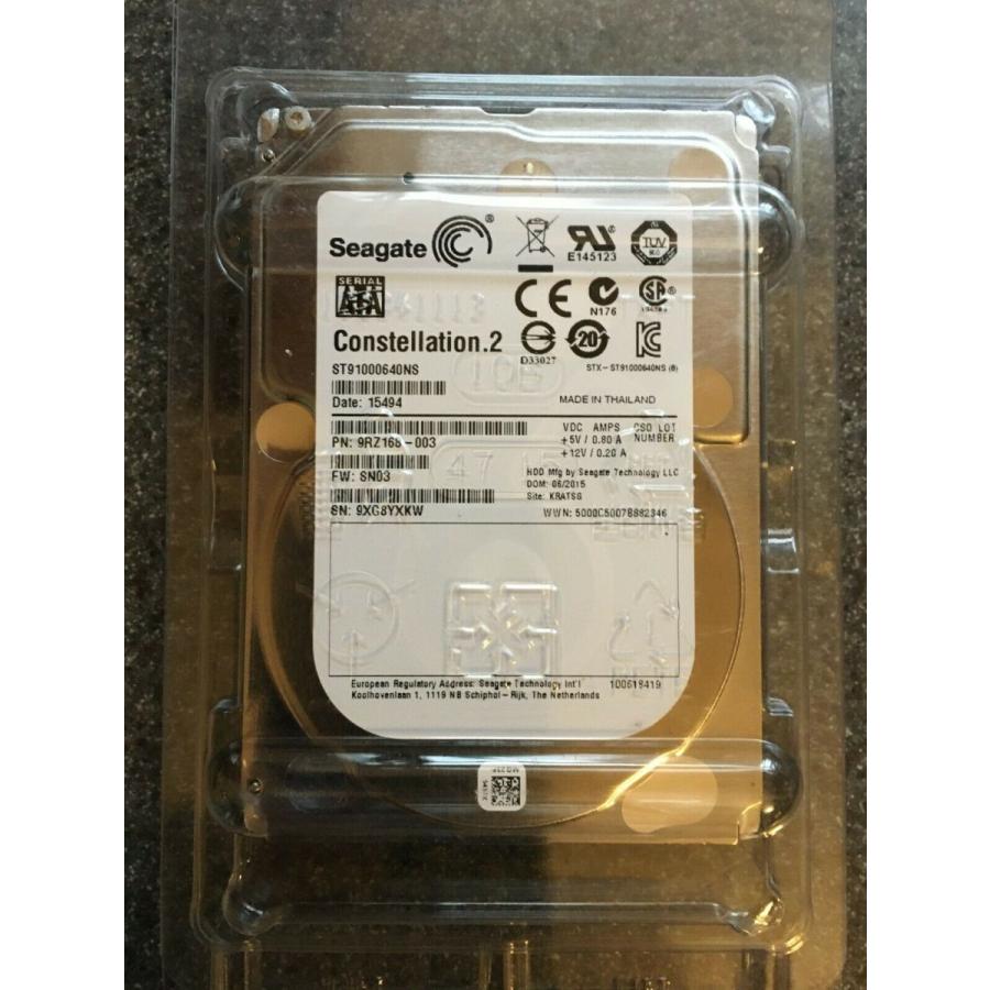 シーゲート Constellation.2 ST91000640NS 1TBハードドライブ