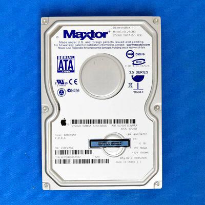アップルMaxtor 250GB 6L250M0,655-1228D DimondMax-10 7200 RPM 8MBキャッシュSATA 1.5GB 250 GB SATA Maxtor DiamondMax 10 6L250M0 HDD 7200RPM 8MB 3.5\" Hard