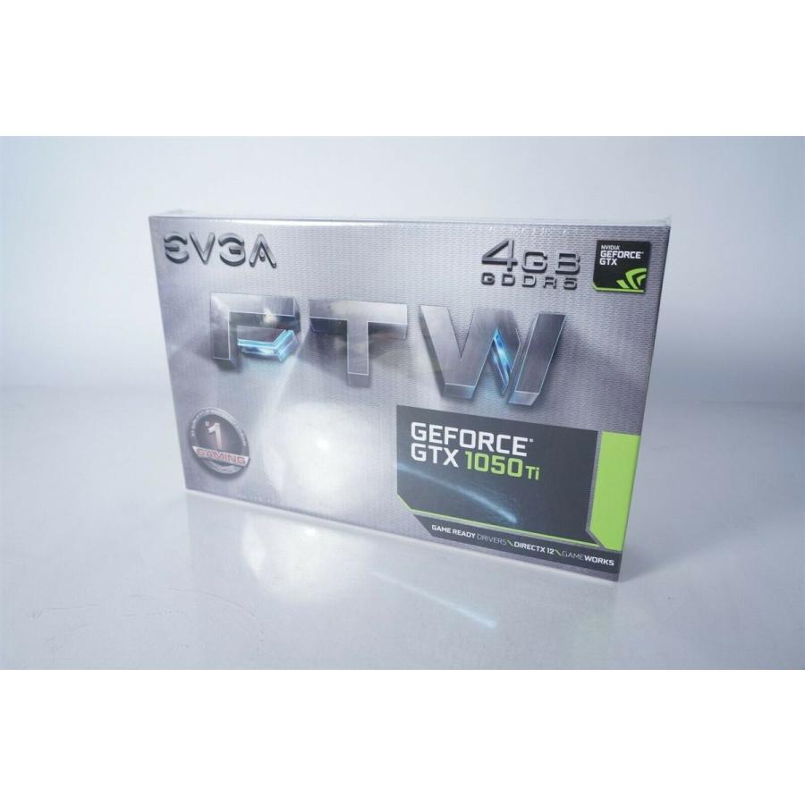 EVGA GeForce ジーフォース GTX 1050 TI FTWゲーム4GB GDDR5 GPUグラフィックスカード04G-P4-6258-KR