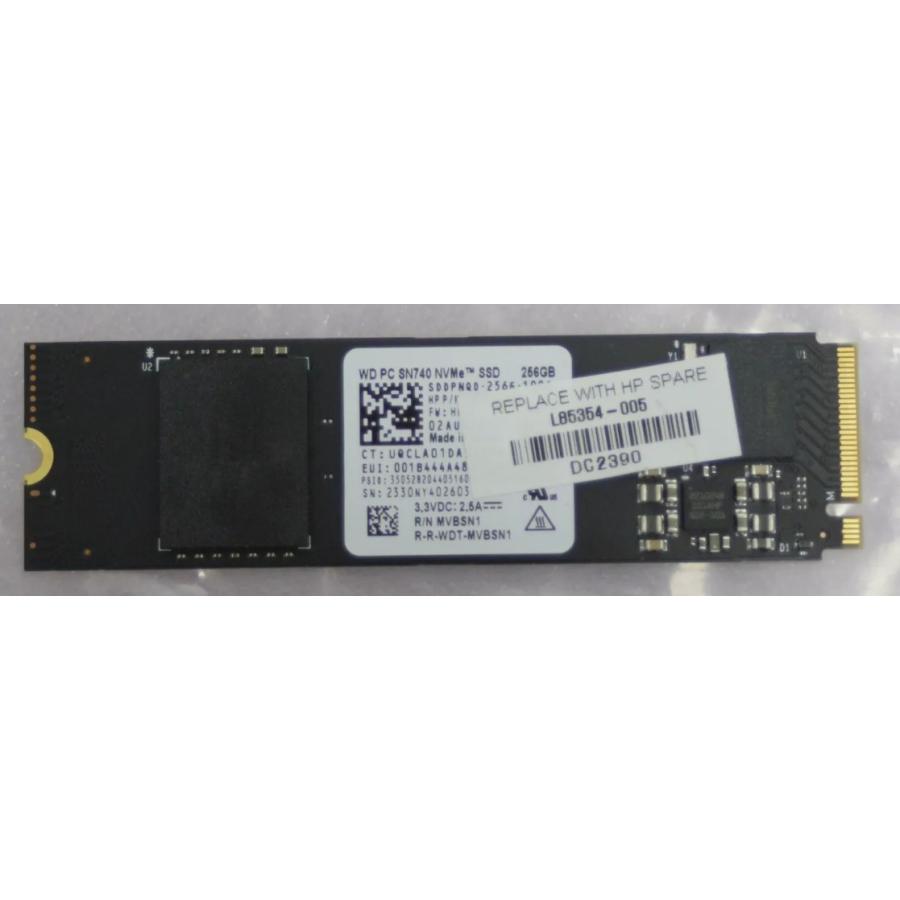 WesternDigital PC SN740 256GB M.2 2280 NVMe Internal SSD Gen4