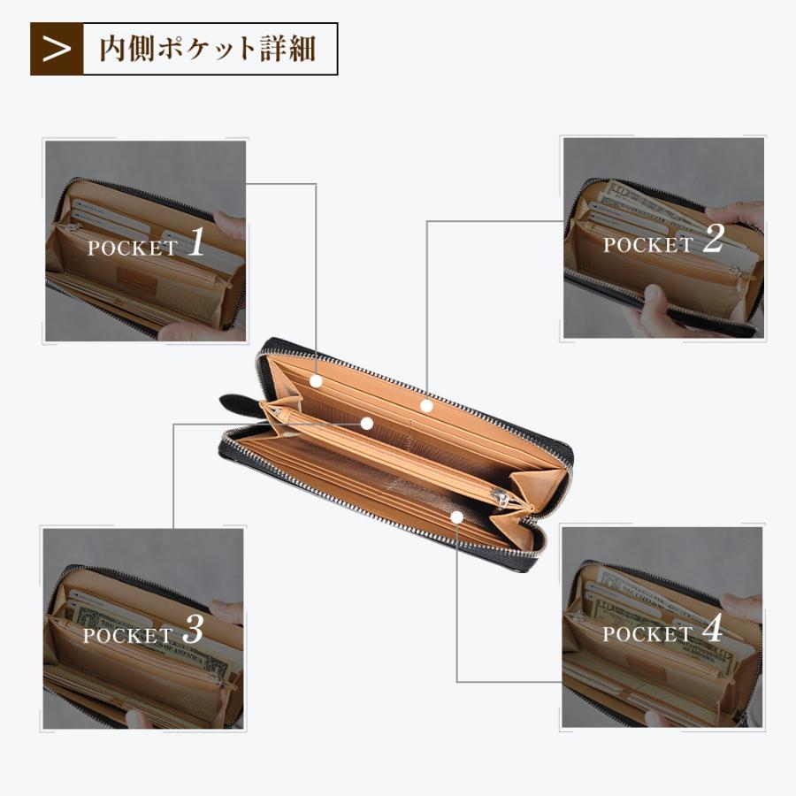 長財布 メンズ 財布 本革 大容量 レザー ラウンドファスナー ブランド おしゃれ かっこいい 革 長サイフ YKK 小銭入れ メンズ長財布 革財布 シンプル