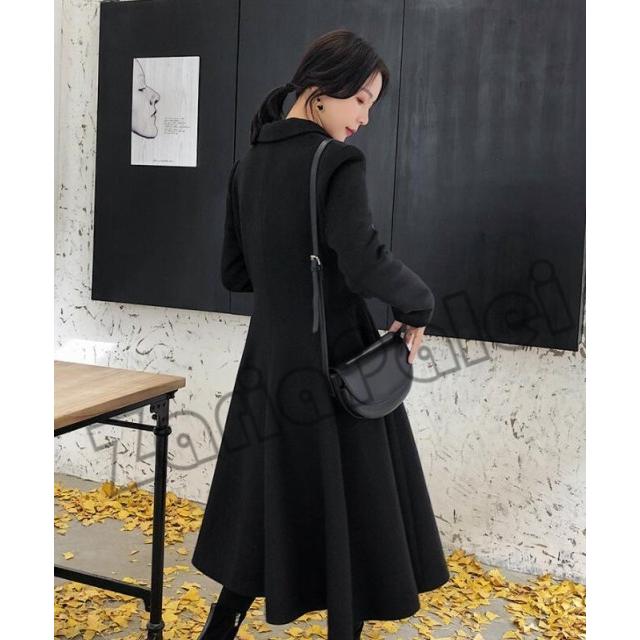 エレガント 厚手ニットコート ロングコート Aライン かっこいい 上質 アウター チュニック チェスターコート 厚手 ニット 無地 Aライン ダッフルコート サイズ S Www Geminicorp Be