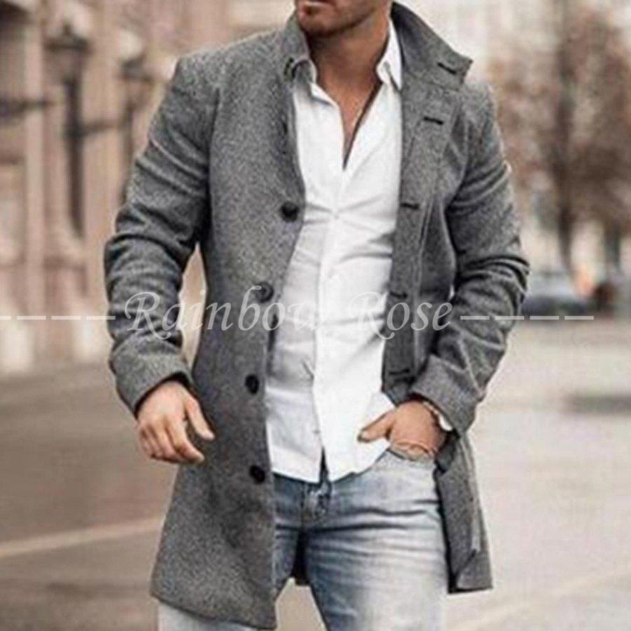 チェスターコート メンズ 40代 50代 ビジネス スプリングコート テーラード 秋冬 トレンチコート Salenew大人気 ロング丈 無地 大きいサイズ 通勤 アウター