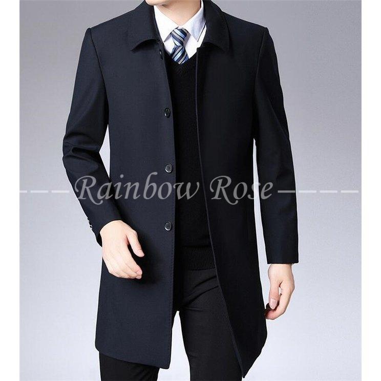 ブランドのギフト トレンチコートメンズスプリングコートpコートビジネスコートステンカラーアウターコート アウター Islabonita Com Py