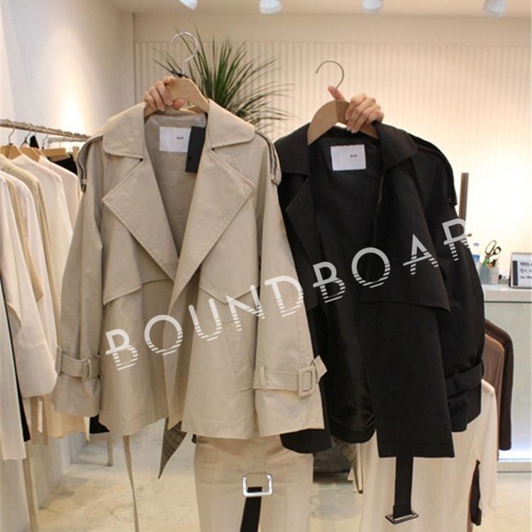 トレンチコート レディース ジャケット ミリタリー コート 秋冬 チェスターコート スプリング ノーカラー アウター 入荷中