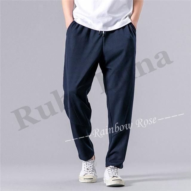 値引きする 秋新作 サルエルパンツ メンズボトムス メンズ 大きいサイズ クロップドパンツ ウエストゴム 紐付き ゆったり 履きやすい カジ 超激安 Moinmoin Socialmedia De