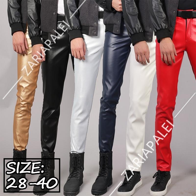 1167円 爆売り バイクパンツ メンズ 黒 Puパンツ 革パンツ 皮パンツ ライダースパンツ 合革 大きいサイズ カコイイレザーパンツ ベルトつきません 新作