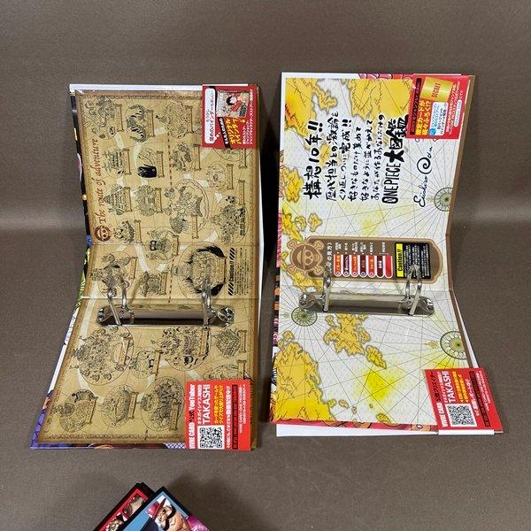 XB120○【 ワンピース ONEPIECE図鑑 ビブルカード & バインダー