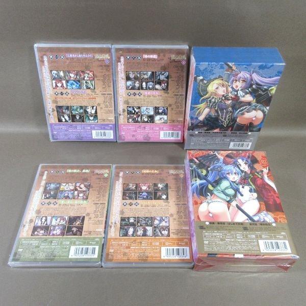 ☆KA747○「百花繚乱 サムライガールズ 初回生産限定版 一〜六」DVD全6