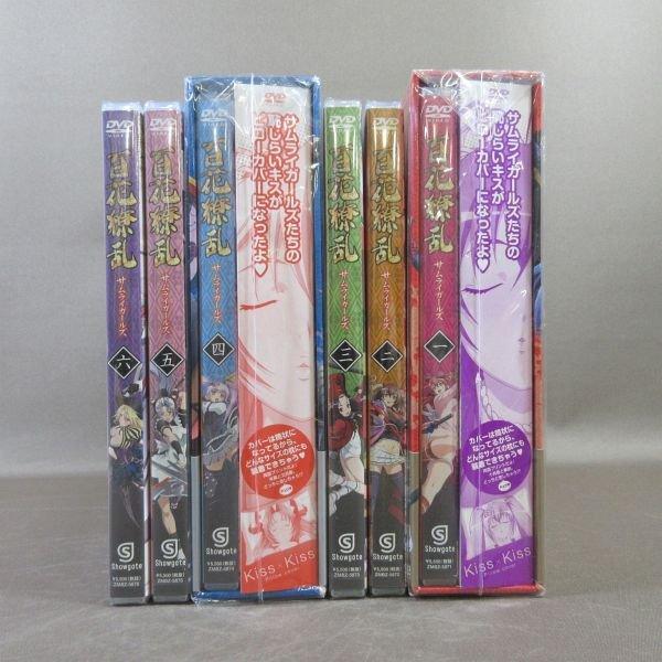 ☆KA747○「百花繚乱 サムライガールズ 初回生産限定版 一〜六」DVD全6