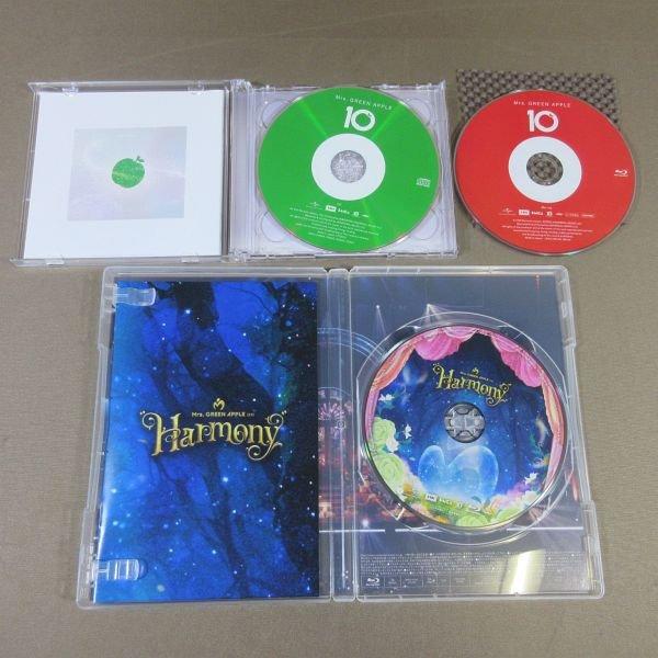 E254○ Mrs.GREEN APPLE「10 (10＆“Harmony”) COMPLETE BOX【CD＋2Blu