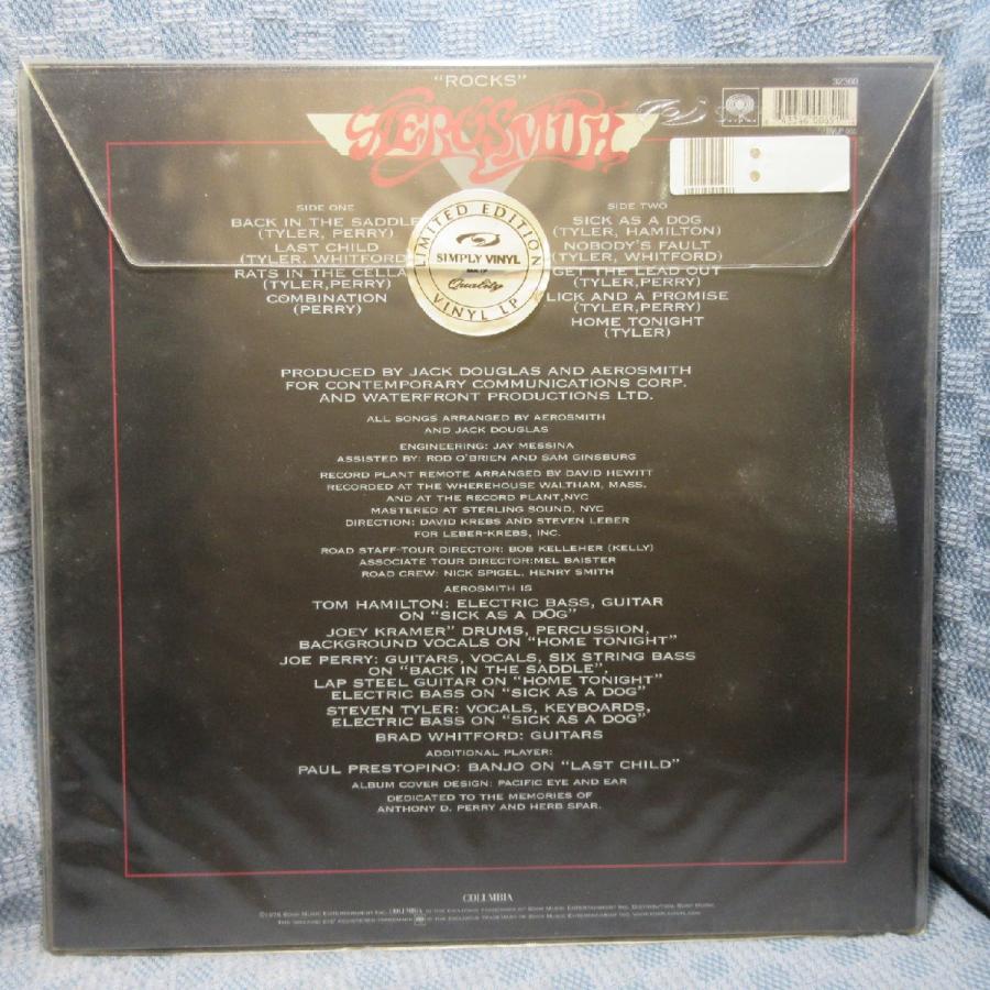 VA446○SVLP065 エアロスミス AEROSMITH「ROCKS」LPレコード(アナログ