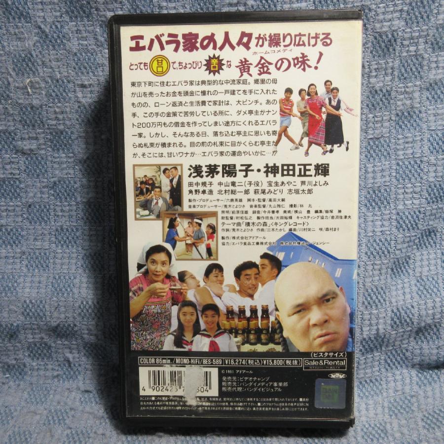 MA045●BES-589「浅茅陽子,神田正輝主演 / CMが映画になった!!エバラ家の人々」VHSビデオ レンタル落ち |  | 01