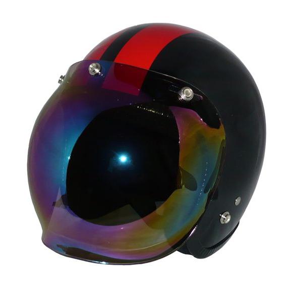 サードアイ・Third-Eye ヘルメット　スモールジェット　バブルシールド付き サードアイ・Third-Eye ヘルメット スモールジェット バブルシールド