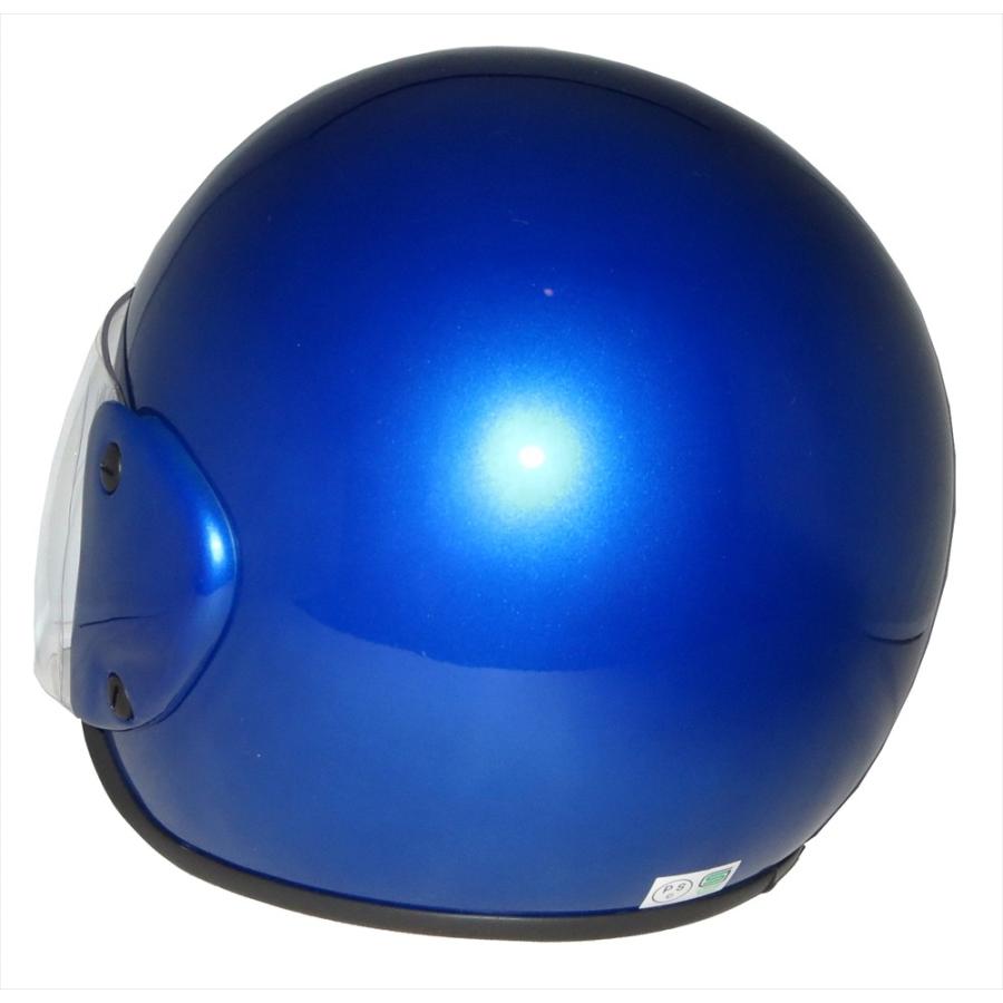 ZK-400 ジェットヘルメット（メタリックブルー）SG公認 全排気量対応 UVカットハードコート済みシールド付属 金属ホルダー 新基準バックル採用 : ZK-400BL:ザワキタオートパーツ - 通販 - Yahoo!ショッピング