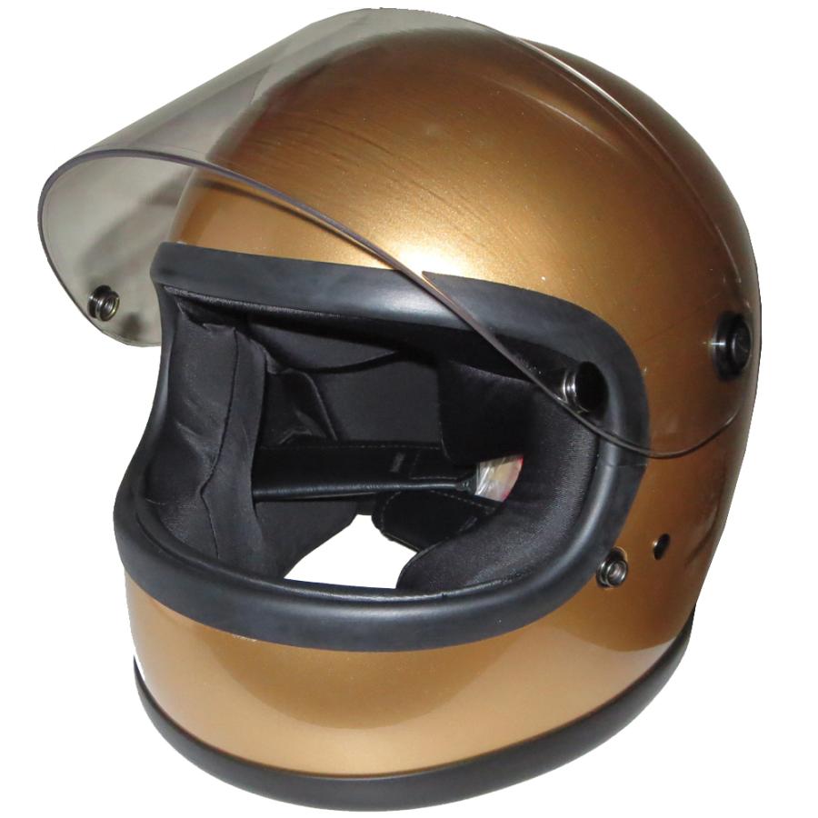 ザワキタ ZK-540 フルフェイス（ゴールド）SG公認 全排気量対応 UV