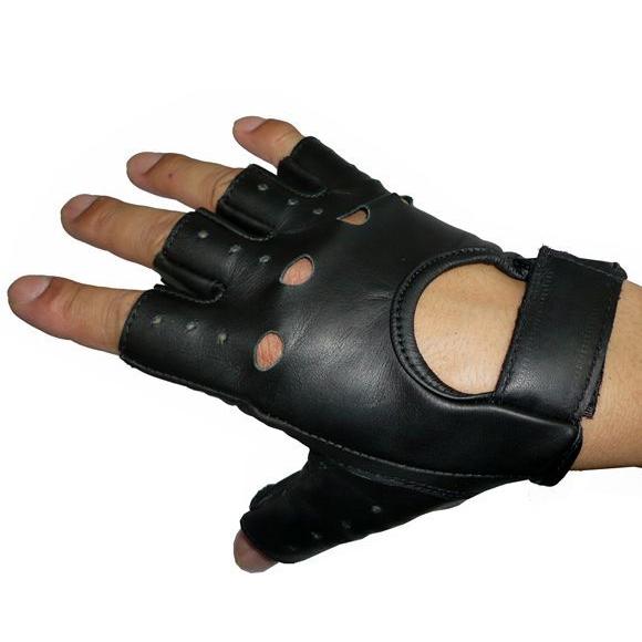 ザワキタ 本革フィンガーレスグローブ（ブラウン）全国送料サービス