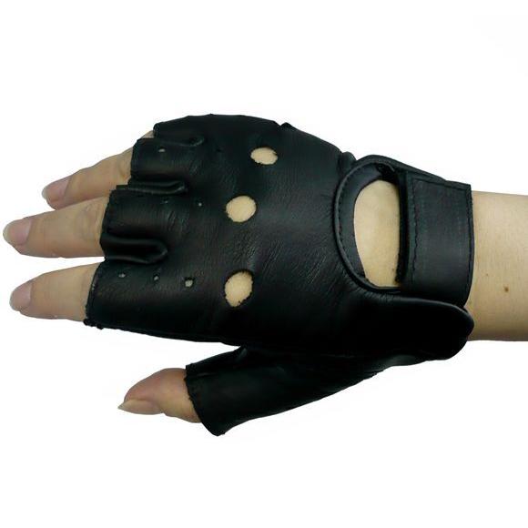 ザワキタ 本革フィンガーレスグローブ（ブラウン）全国送料サービス