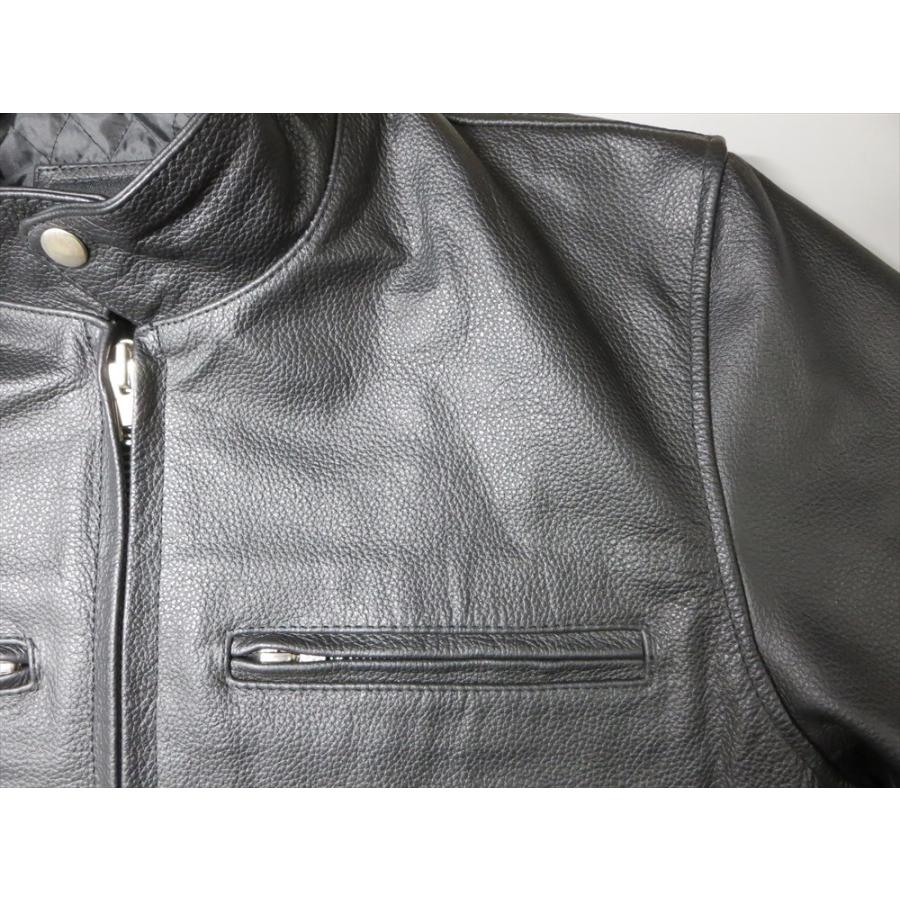 ATTACHMENT ⭐︎シワ加工羊革ハーフ丈レザージャケット⭐︎サイズ3⭐︎美品！ ザワキタ ポイント5倍！本革ライダース【JS51シングル】 タイトな造り