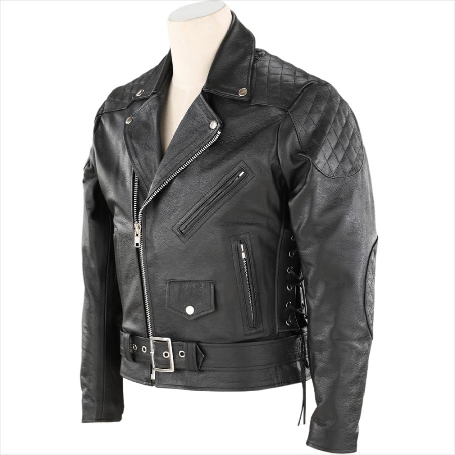 ザワキタ ポイント5倍！本革ライダース（編上げサイドダブル）しなやか