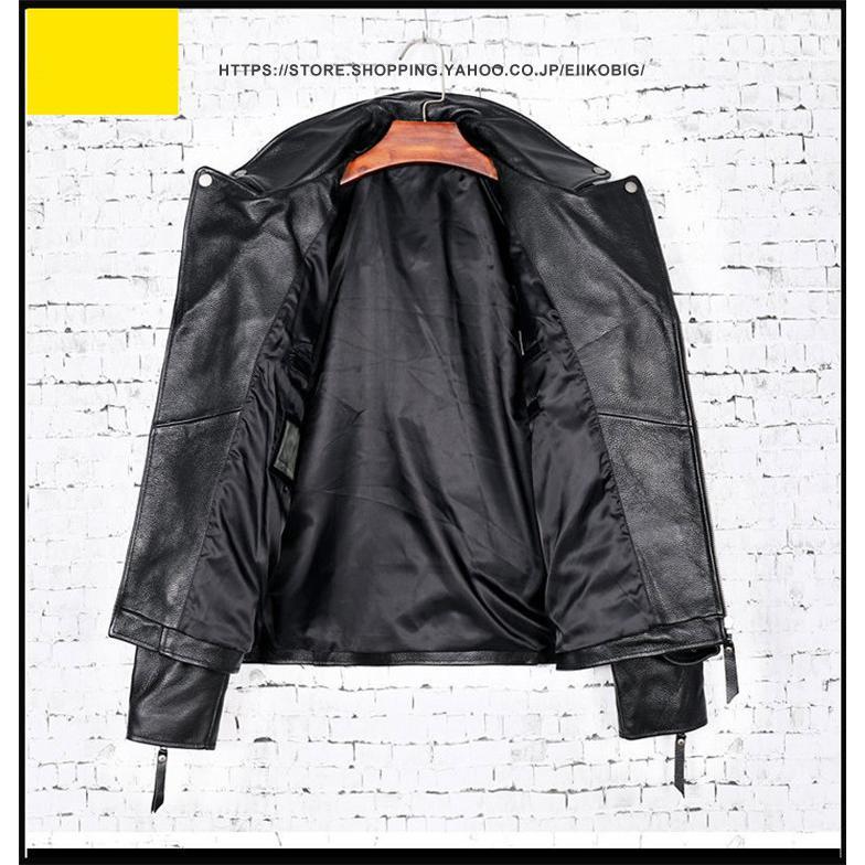オンライン価格 メンズ革ジャン 　秋冬　レザージャケット ライダースジャケット バイクウェア シングル 男性用　　防寒防風