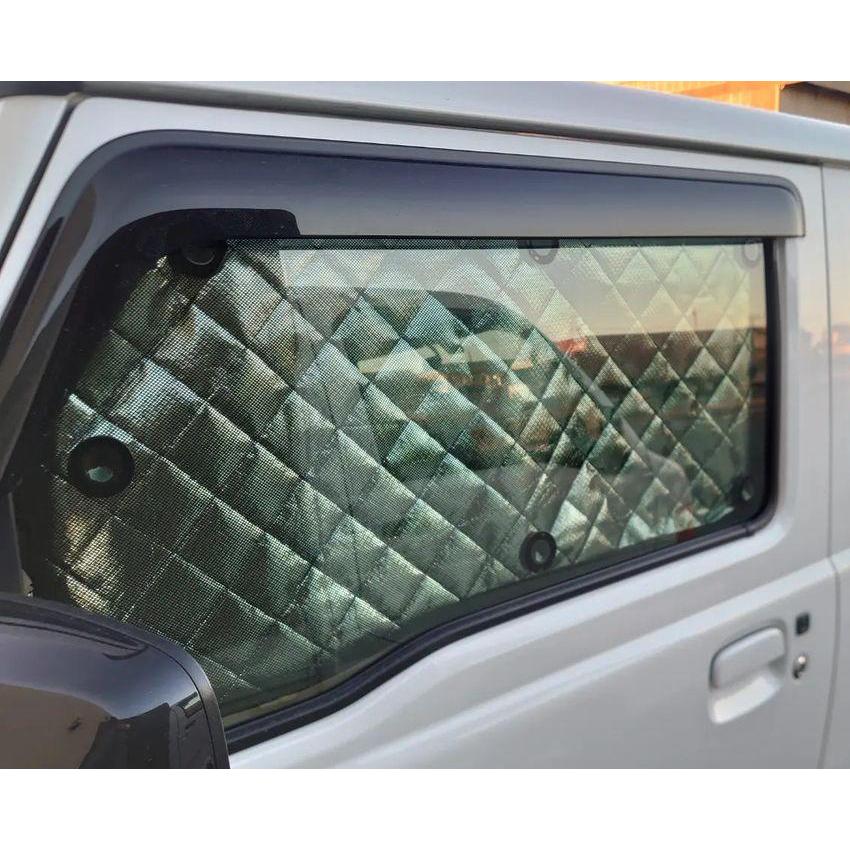 トヨタ ノア ヴォクシー 80系 サンシェード 全窓セット 車中泊 暑さ対策 日よけ対策 アウトドア 紫外線防止 簡単取り付け 全窓対応 4層構造｜zbyshop1｜08