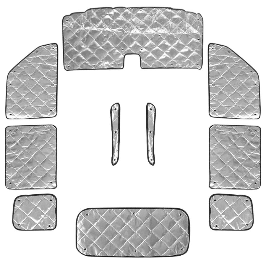 タンク ルーミー トール ジャスティー  サンシェード 全窓セット 車中泊 暑さ対策 遮光カーテン 日よけ 盗難防止 10枚セット 遮熱 UVカット 紫外線防止 専用設計｜zbyshop1｜10