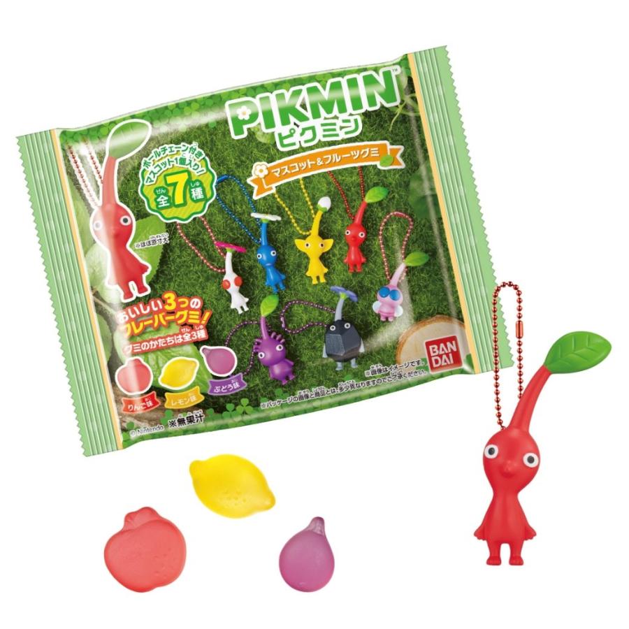 即納OK】ピクミン マスコット＆フルーツグミ 2個販売 食玩・グミ 