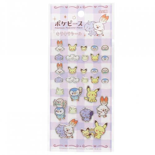 ポケットモンスター「ポケピース」「キラキラシール」2種セット ポップ