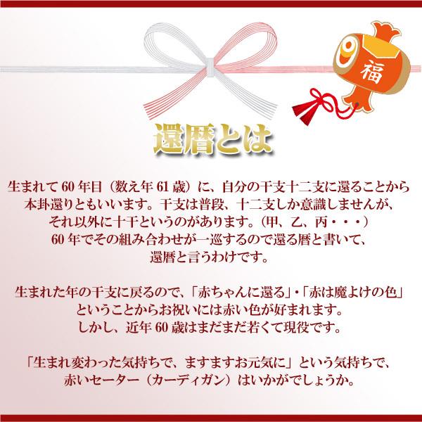 還暦 祝い カシミヤ 100% ハイネック セーター レディース (60歳) 御祝