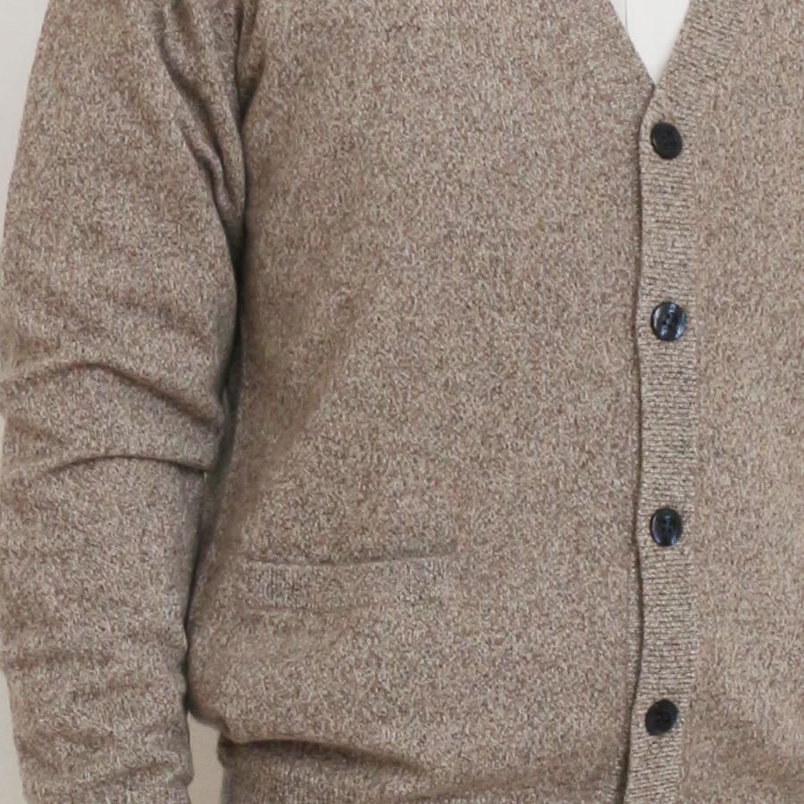 カシミヤ 100％ 無地 カーディガン メンズ 男性 ニット カシミア
