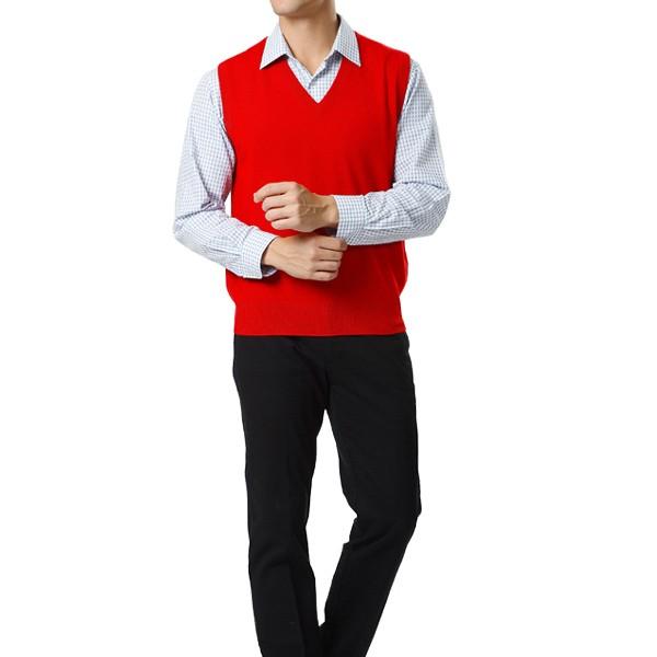 還暦 祝い カシミヤ 100% Vベスト メンズ 御祝 ちゃんちゃんこ の