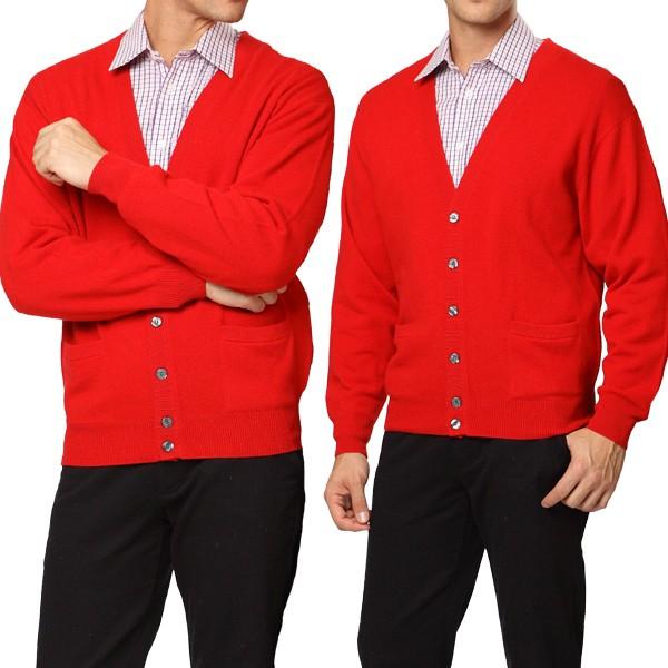 エルメネジルド　ゼニア　カシミヤ　100% ジップアップ カーディガン　赤 エルメネジルド ゼニア カシミヤ 100% ジップアップ カーディガン 赤