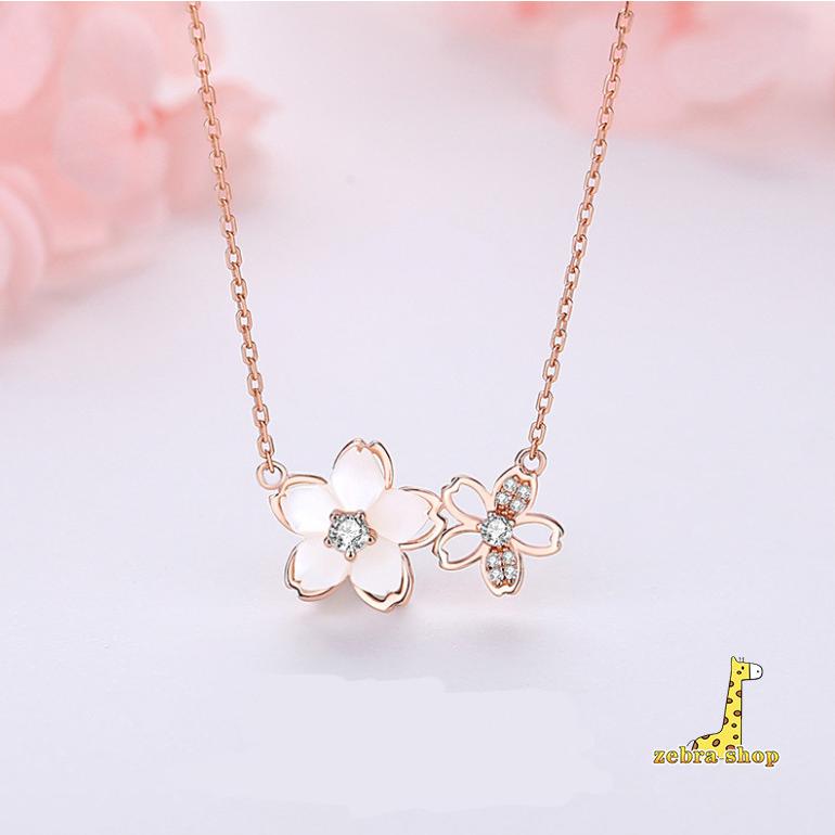 レディース ネックレスさくら 桜 花びら ピンクゴールド 大人 レディース ネックレスさくら 桜 花びら ピンクゴールド 大人