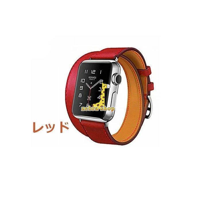 apple watch series se 7 1 2 3 4 5 6ベルト 腕時計ベルト Apple Watch 38mm-49mm バンド 2重巻き 交換バンド アップルウォッチ バンド 耐久性｜zebra-shop｜17