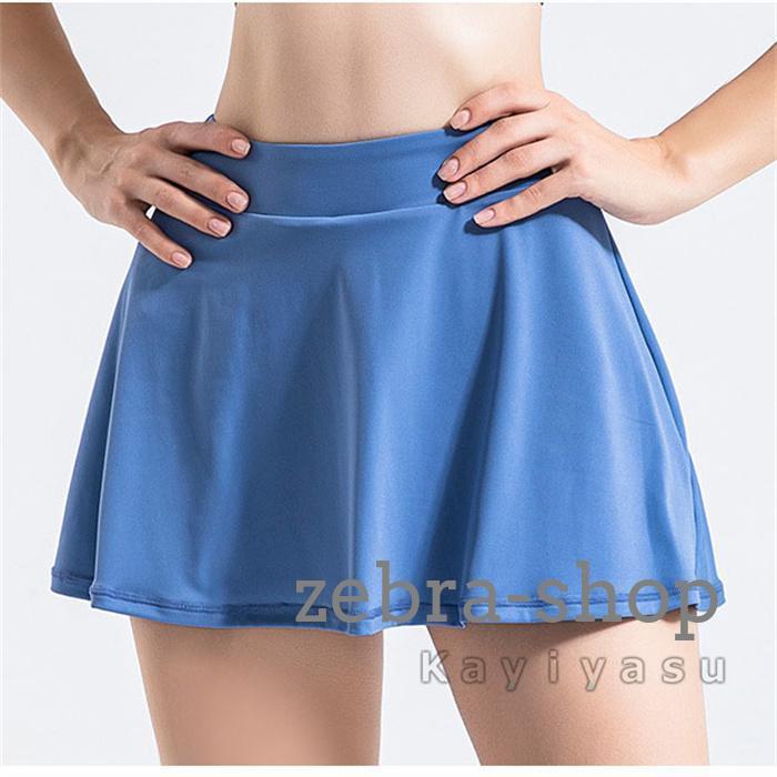 ゴルフスカート ゴルフウエア レディース プリーツスカート テニススカート 見せパン付き サマーウエア Aライン 女性用 夏 golf