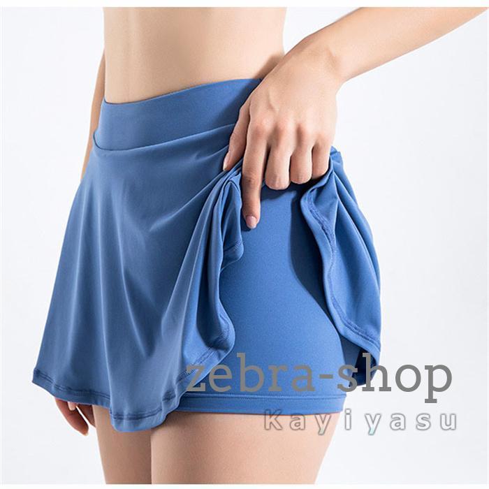 ゴルフスカート ゴルフウエア レディース プリーツスカート テニススカート 見せパン付き サマーウエア Aライン 女性用 夏 golf
