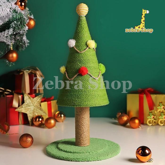 クリスマスツリー ペット クリスマス 猫 爪とぎ ポール 麻 麻縄 クリスマスツリー ペット クリスマス 猫 爪とぎ ポール 麻 麻縄