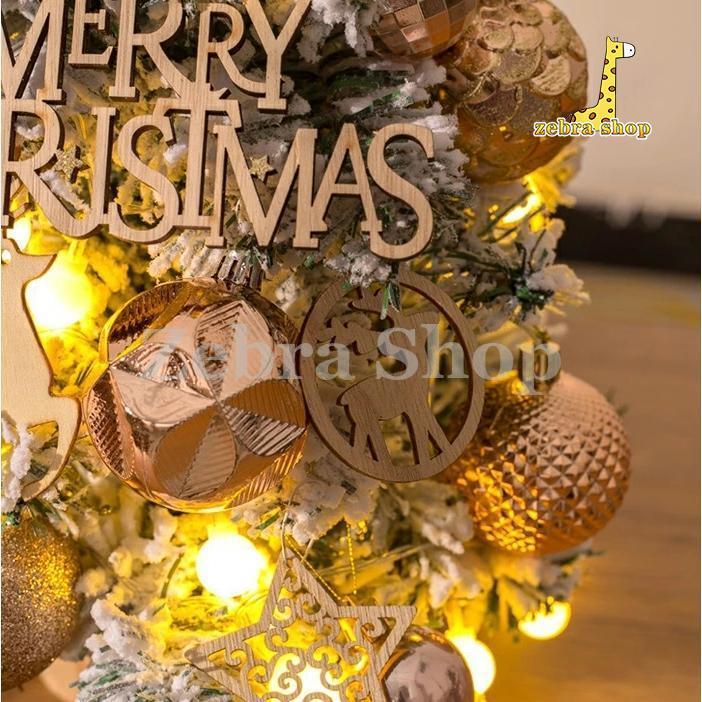 クリスマスツリー 卓上 45cm クリスマスツリー 北欧風 ミニクリスマスツリー LEDライト付き LEDイルミネーション リボン キラキラ オーナメント 卓上ツリー｜zebra-shop｜08