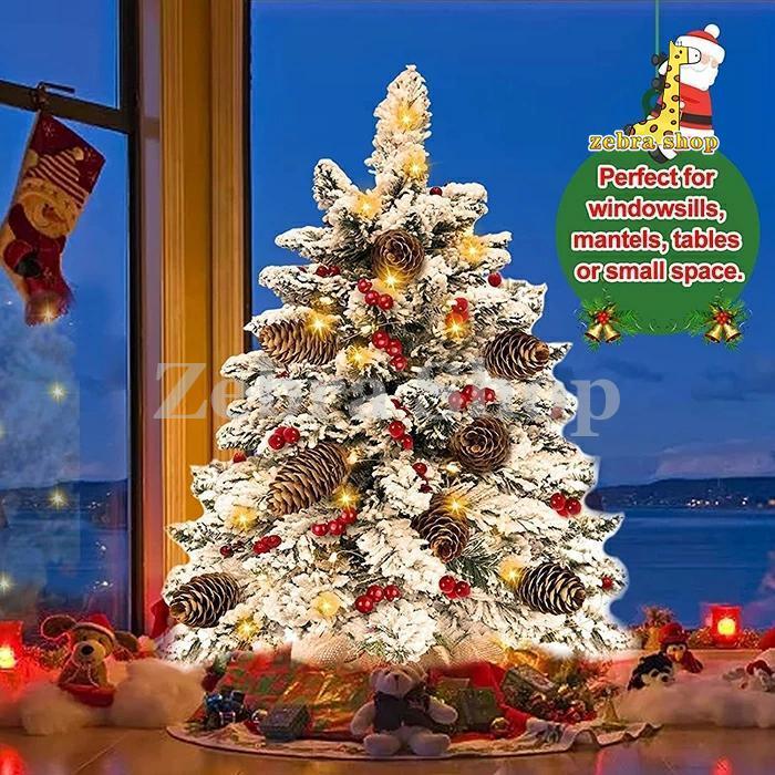 クリスマスツリー 卓上 北欧風 クリスマスツリー 60cm LEDライト付き 松ぼっくり付き ミニクリスマスツリー Christmas tree クリスマス飾り｜zebra-shop｜06