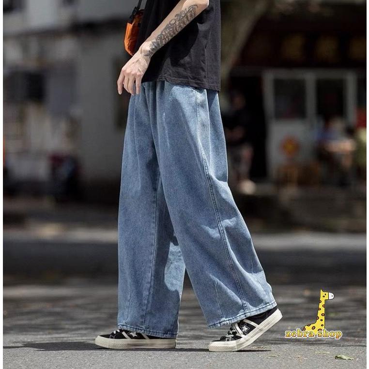 ワイドデニムパンツ メンズ ボトムス ロング 極太 ジーンズ ワイドデニムパンツ メンズ ボトムス ロング 極太 ジーンズ
