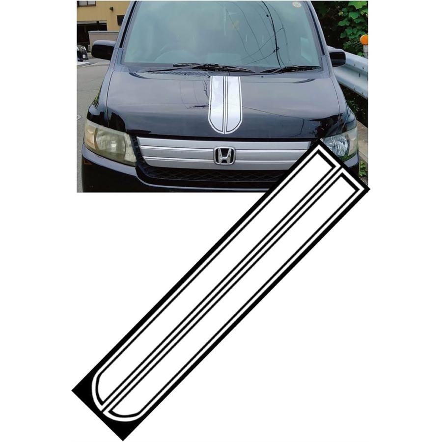 Morytrade ボンネット ステッカー ストライプ ボディ シール 車 自動車 レーシング 1cm シルバー 2b4tk1uifi ゼブランドショップ 通販 Yahoo ショッピング