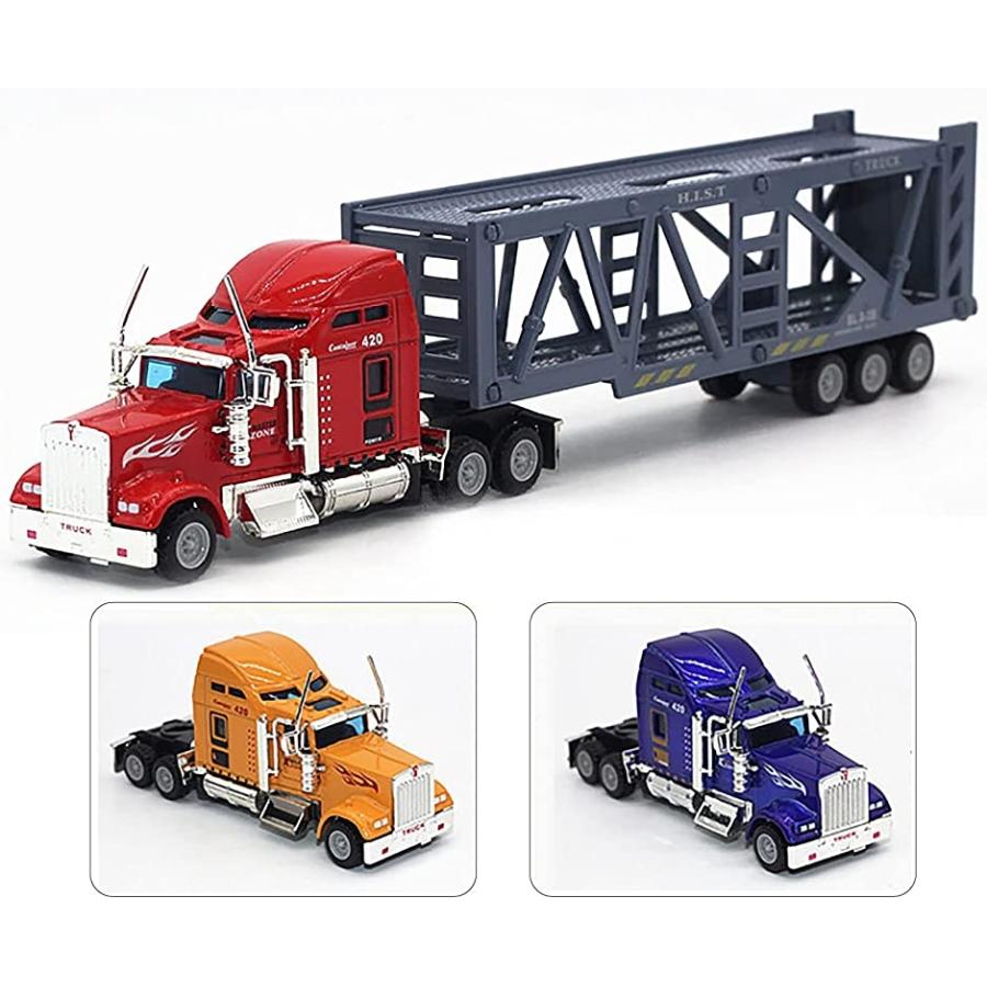 Morytrade アメリカントラック 自動車 おもちゃ ボンネットトラック コンテナ車 トレーラー 1 65 カーキャリー 2b4ws0nq38 ゼブランドショップ 通販 Yahoo ショッピング