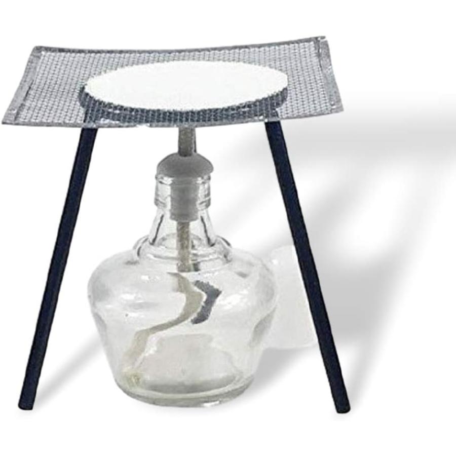 アルコールランプ 三脚台アルコールランプ用 3点セット セラミック 実験 理科 研究 科学 道具